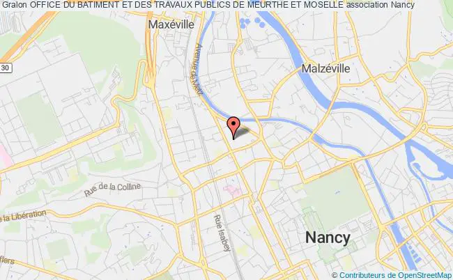 plan association Office Du Batiment Et Des Travaux Publics De Meurthe Et Moselle Nancy