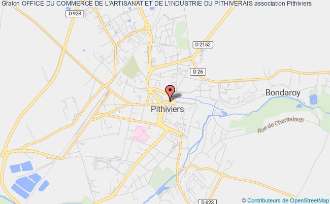plan association Office Du Commerce De L'artisanat Et De L'industrie Du Pithiverais Pithiviers
