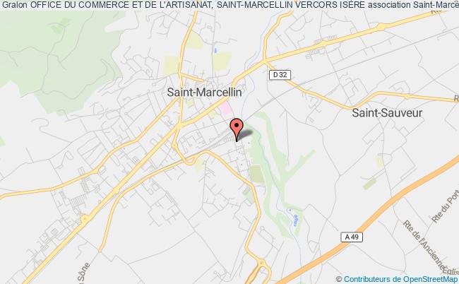 plan association Office Du Commerce Et De L'artisanat, Saint-marcellin Vercors IsÈre Saint-Marcellin