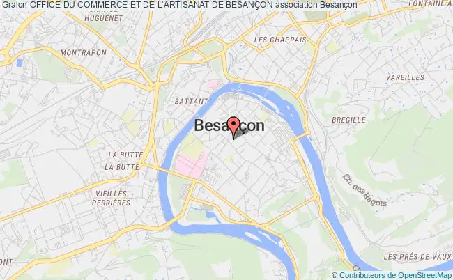 plan association Office Du Commerce Et De L'artisanat De BesanÇon Besançon