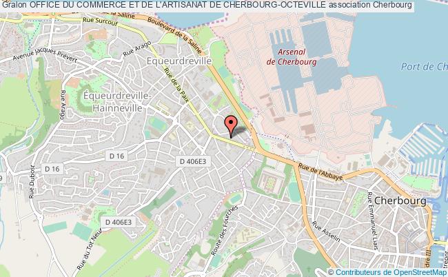 plan association Office Du Commerce Et De L'artisanat De Cherbourg-octeville Cherbourg-Octeville
