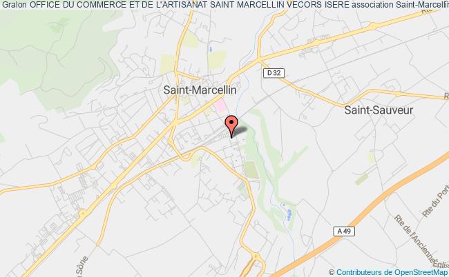 plan association Office Du Commerce Et De L'artisanat Saint Marcellin Vecors Isere Saint-Marcellin