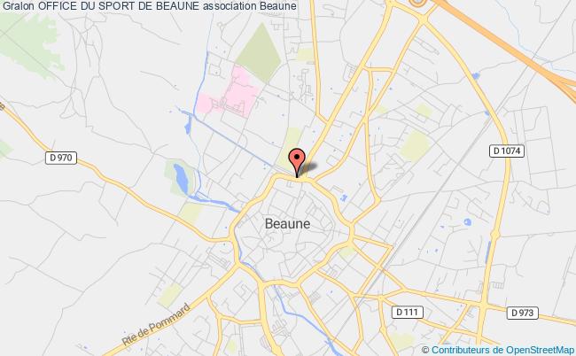 plan association Office Du Sport De Beaune Beaune