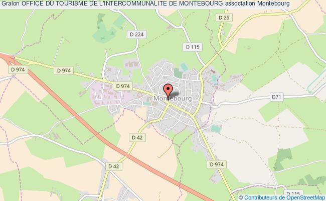 plan association Office Du Tourisme De L'intercommunalite De Montebourg Montebourg