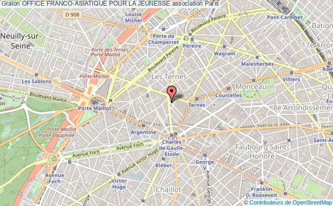 plan association Office Franco-asiatique Pour La Jeunesse Paris