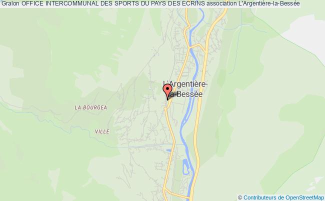 plan association Office Intercommunal Des Sports Du Pays Des Ecrins L'Argentière-la-Bessée