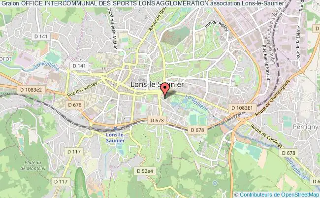 plan association Office Intercommunal Des Sports Lons Agglomeration Lons-le-Saunier