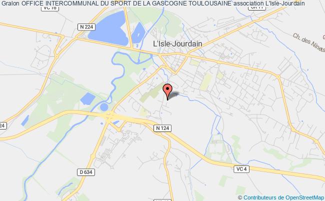 plan association Office Intercommunal Du Sport De La Gascogne Toulousaine Isle-Jourdain