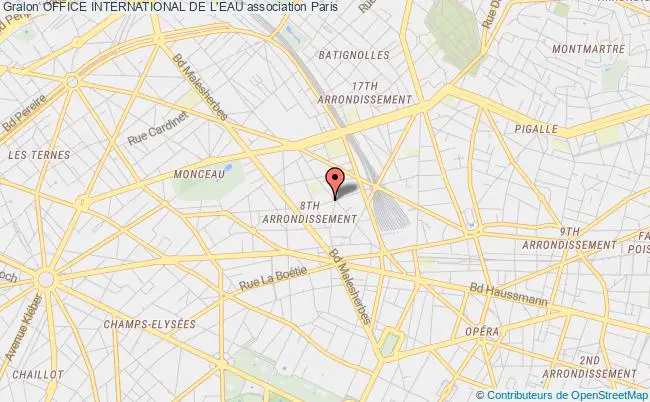 plan association Office International De L'eau Paris