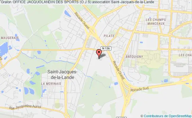 plan association Office Jacquolandin Des Sports (o.j.s) Saint-Jacques-de-la-Lande