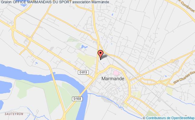 plan association Office Marmandais Du Sport Marmande