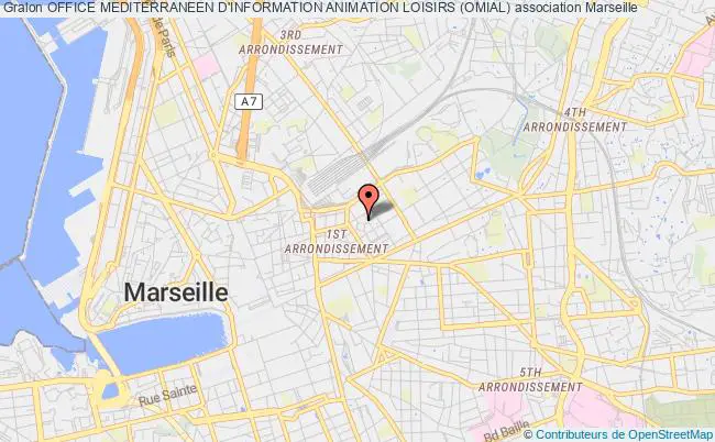 plan association Office Mediterraneen D'information Animation Loisirs (omial) Marseille
