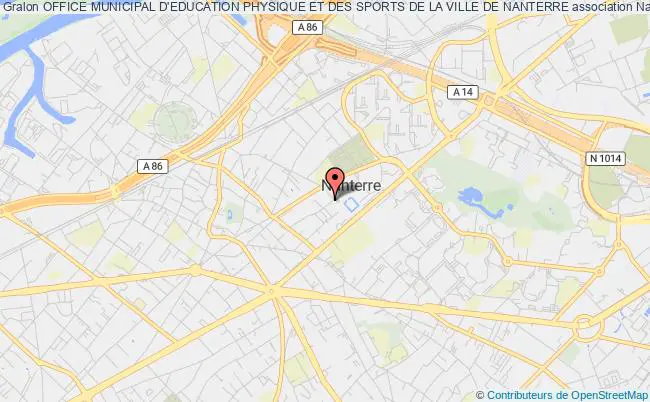 plan association Office Municipal D'education Physique Et Des Sports De La Ville De Nanterre Nanterre