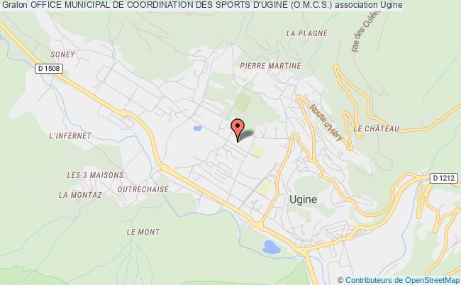 plan association Office Municipal De Coordination Des Sports D'ugine (o.m.c.s.) Ugine