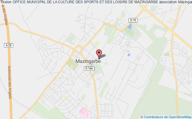 plan association Office Municipal De La Culture Des Sports Et Des Loisirs De Mazingarbe Mazingarbe