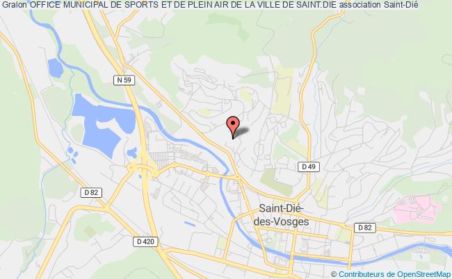 plan association Office Municipal De Sports Et De Plein Air De La Ville De Saint.die Saint-Dié-des-Vosges