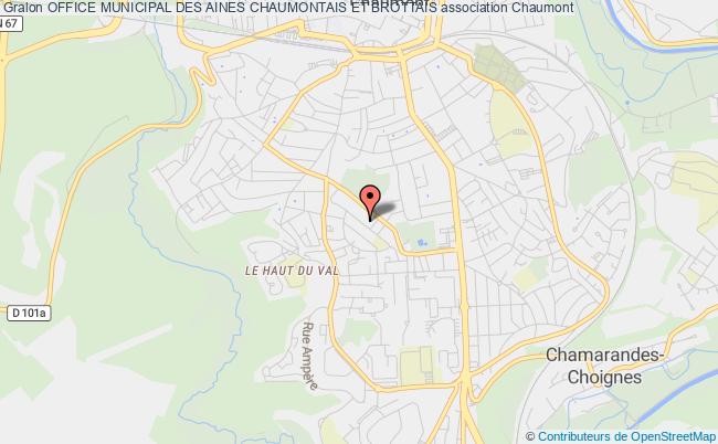 plan association Office Municipal Des Aines Chaumontais Et Brottais Chaumont