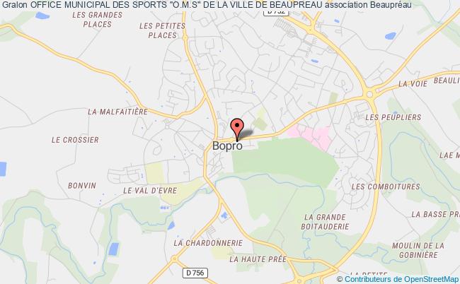 plan association Office Municipal Des Sports ''o.m.s'' De La Ville De Beaupreau Beaupréau-en-Mauges
