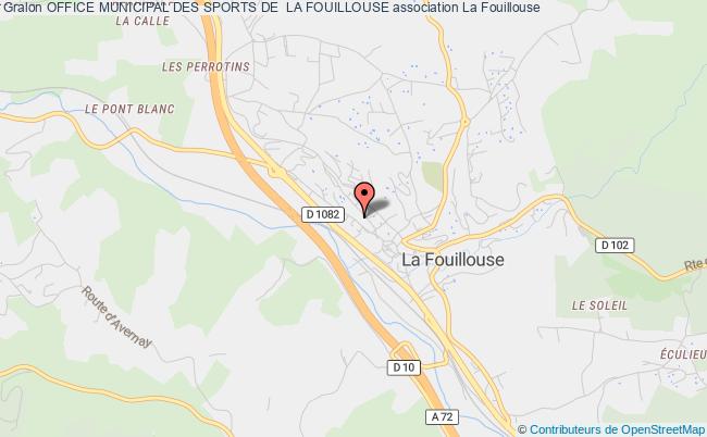plan association Office Municipal Des Sports De  La Fouillouse La    Fouillouse