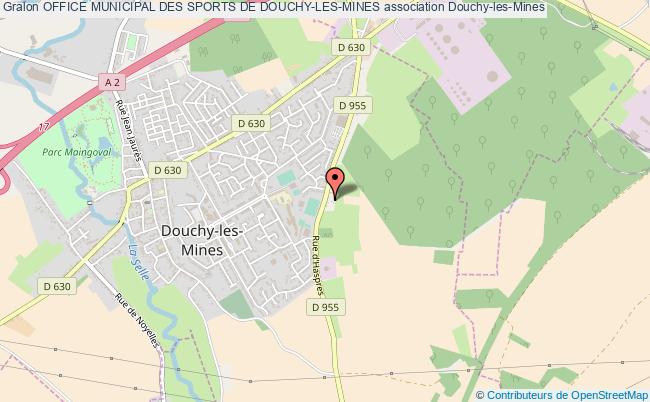 plan association Office Municipal Des Sports De Douchy-les-mines Douchy-les-Mines
