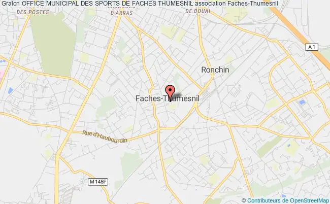 plan association Office Municipal Des Sports De Faches Thumesnil Faches-Thumesnil