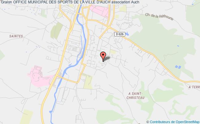 plan association Office Municipal Des Sports De La Ville D'auch Auch