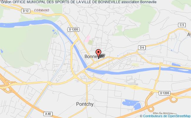 plan association Office Municipal Des Sports De La Ville De Bonneville Bonneville