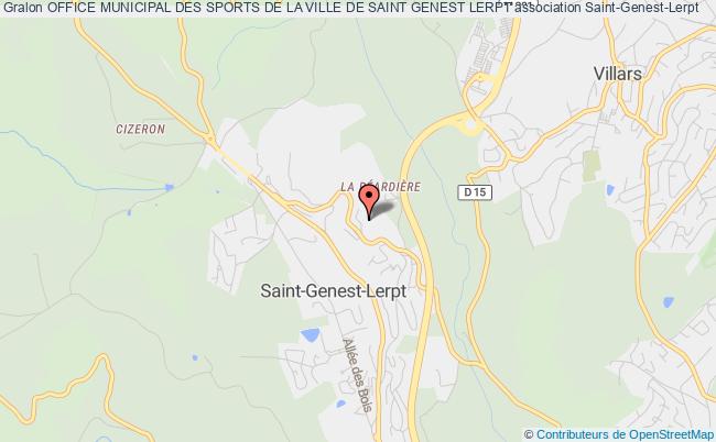plan association Office Municipal Des Sports De La Ville De Saint Genest Lerpt Saint-Genest-Lerpt