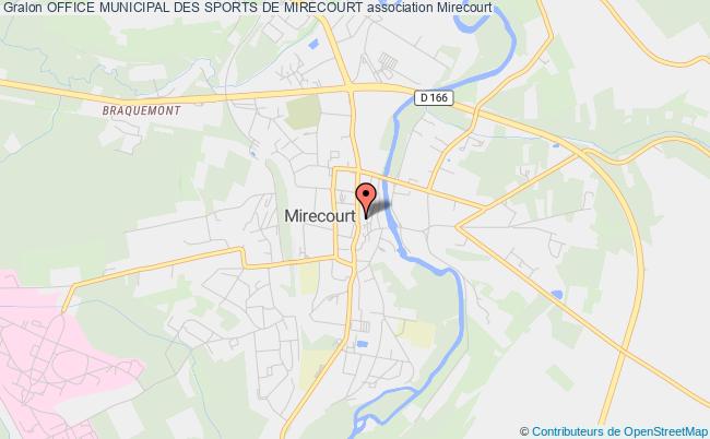plan association Office Municipal Des Sports De Mirecourt Mirecourt