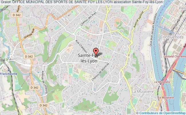 plan association Office Municipal Des Sports De Sainte Foy Les Lyon Sainte-Foy-lès-Lyon