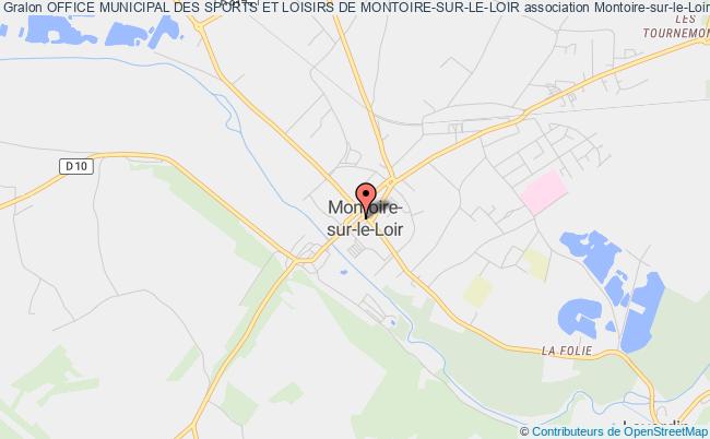 plan association Office Municipal Des Sports Et Loisirs De Montoire-sur-le-loir Montoire-sur-le-Loir