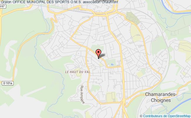 plan association Office Municipal Des Sports O.m.s. Chaumont