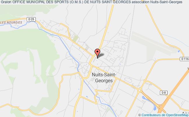 plan association Office Municipal Des Sports (o.m.s.) De Nuits Saint Georges Nuits-Saint-Georges