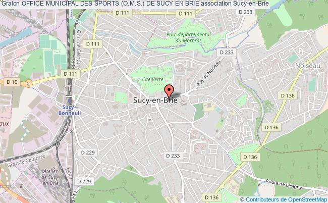plan association Office Municipal Des Sports (o.m.s.) De Sucy En Brie Sucy-en-Brie