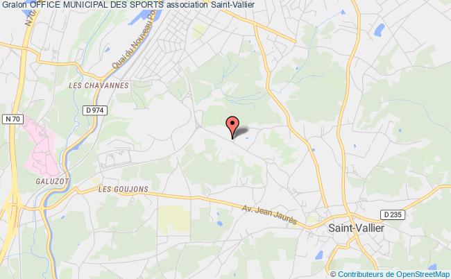 plan association Office Municipal Des Sports Saint-Vallier