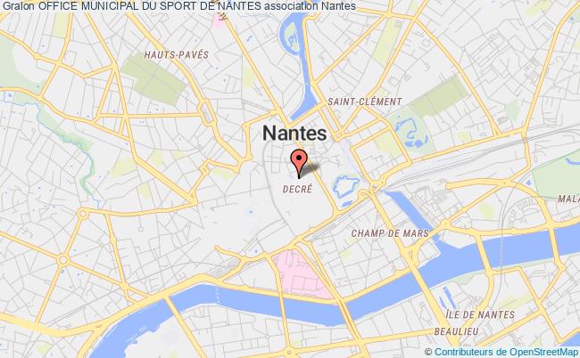 plan association Office Municipal Du Sport De Nantes Nantes