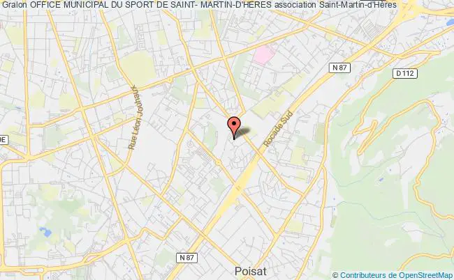 plan association Office Municipal Du Sport De Saint- Martin-d'heres Saint-Martin-d'Hères