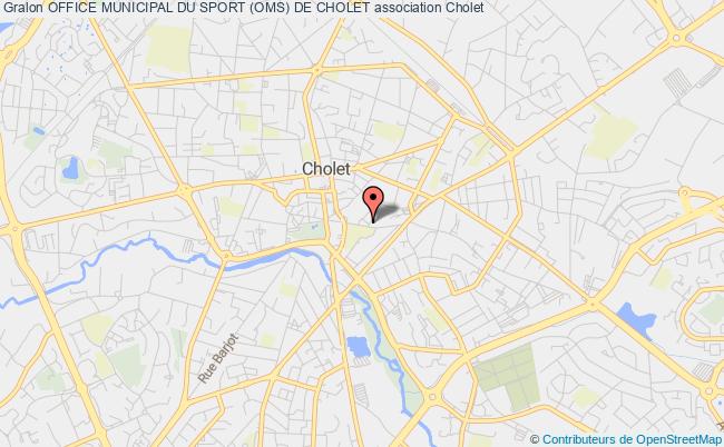 plan association Office Municipal Du Sport (oms) De Cholet Cholet