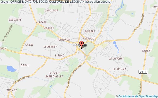 plan association Office Municipal Socio-culturel De Leognan Léognan