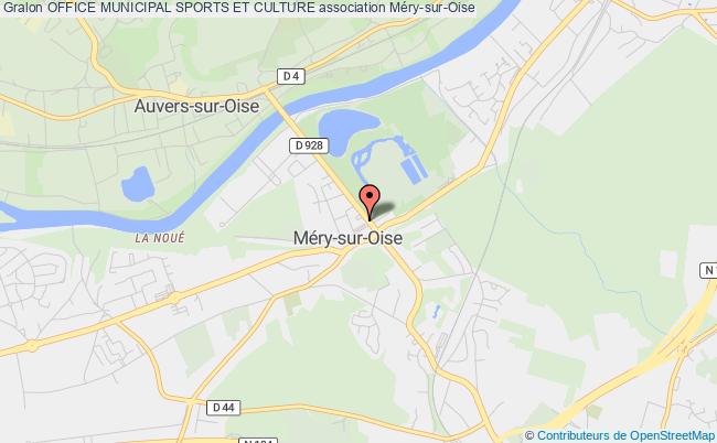 plan association Office Municipal Sports Et Culture Méry-sur-Oise