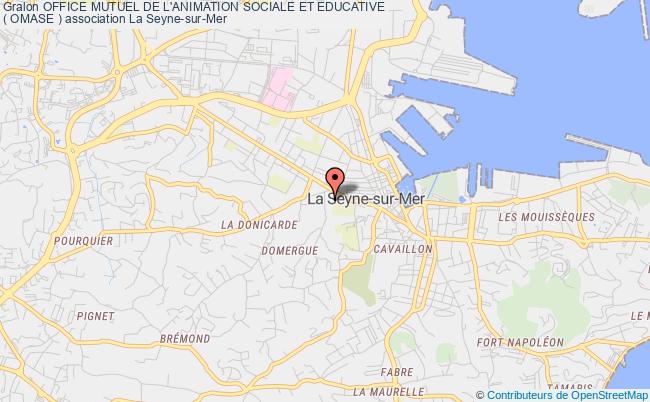 plan association Office Mutuel De L'animation Sociale Et Educative 
( Omase ) La    Seyne-sur-Mer