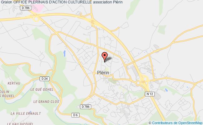plan association Office Plerinais D'action Culturelle Plérin