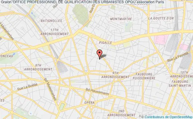 plan association Office Professionnel De Qualification Des Urbanistes Opqu Paris