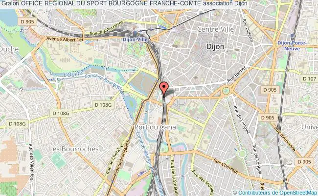 plan association Office Regional Du Sport Bourgogne Franche-comte Dijon