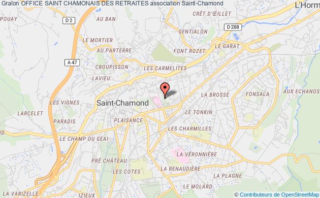 plan association Office Saint Chamonais Des Retraites Saint-Chamond