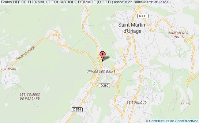 plan association Office Thermal Et Touristique D'uriage (o.t.t.u.) Saint-Martin-d'Uriage