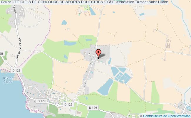 plan association Officiels De Concours De Sports Equestres 'ocse' Talmont-Saint-Hilaire