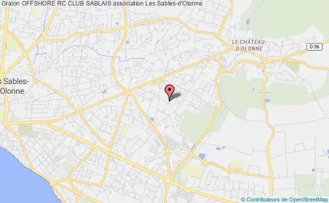 plan association Offshore Rc Club Sablais Les   Sables-d'Olonne