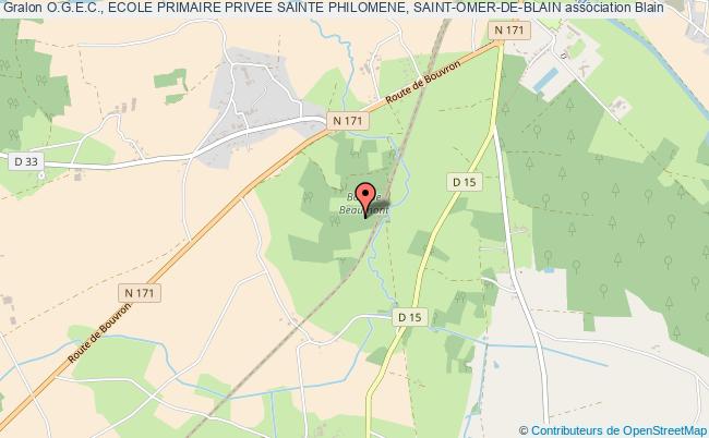 plan association O.g.e.c., Ecole Primaire Privee Sainte Philomene, Saint-omer-de-blain Blain