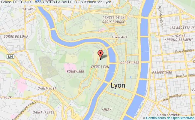plan association Ogec Aux Lazaristes-la Salle Lyon Lyon